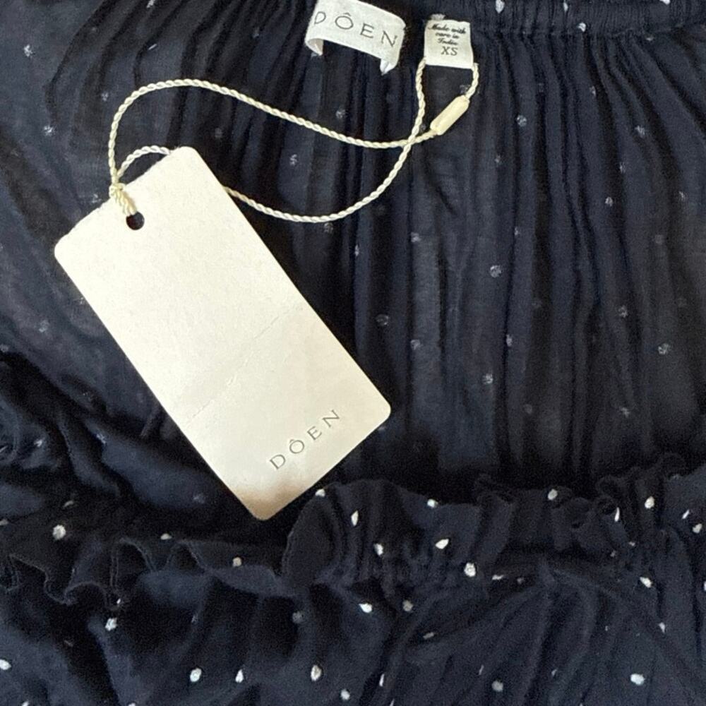 DOEN Ischia Convertible Organic
Cotton Navy Dress SZ XS - Picture 5 of 5